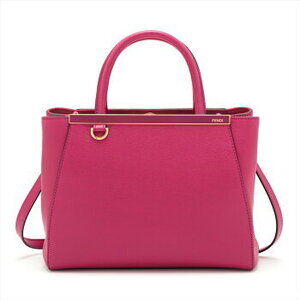 Fendi Toujours purple leather handbag shoulder tote bag
